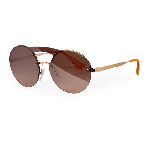 Prada Sunglasses SPR 65H 61 14 Brown 